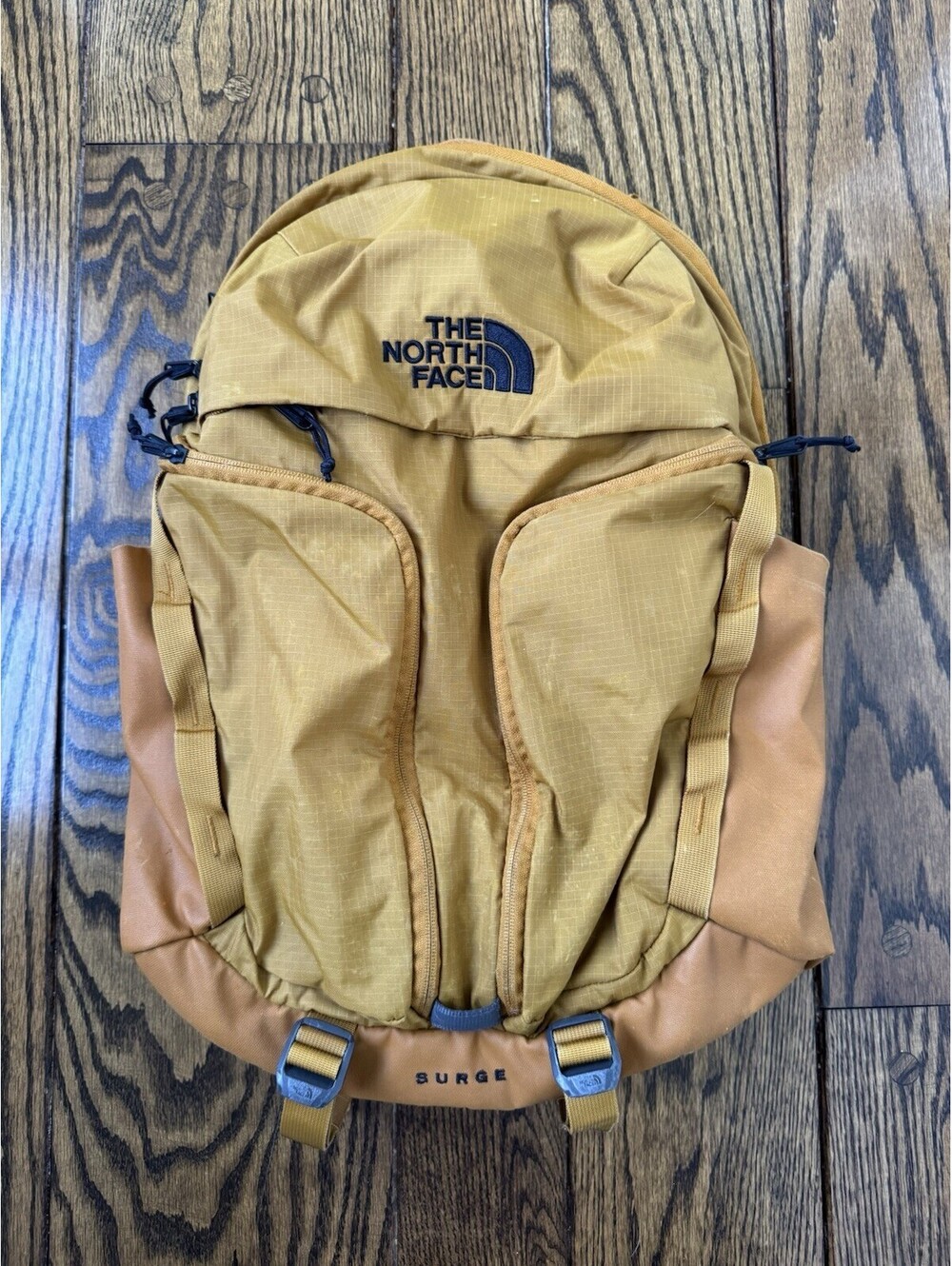The North Face Surge Backpack, Mustard Yellow